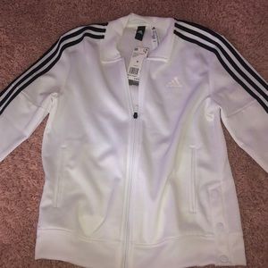 Women’s oversized adidas zip up